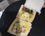 A picture of step 8 of Crispy omelette toast.