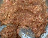 รูปขั้นตอนการทำที่ 5 ของ หมูก้อนทอดใส่มันกุ้ง ในหม้อทอดไร้น้ำมัน