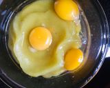 A picture of step 1 of Sweet potatoes omelette.