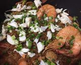 รูปขั้นตอนการทำที่ 6 ของ กุ้งอบวุ้นเส้นและเนื้อปู