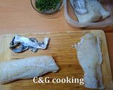 A picture of step 1 of Parmesan-Crusted White Fish C&G.