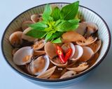 Hình bước làm 4 của món NGHÊU hấp kiểu Thái