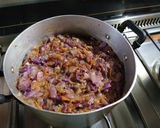 Foto del paso 1 de la receta: "Tarta vegetariana rosa" de repollo colorado y zanahorias