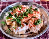 A picture of step 3 of Dahi vada.