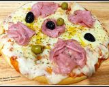 A picture of step 2 of Pizza with Italian Mortadella.