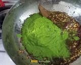 A picture of step 8 of Green Chickpea Curry / Cholia (Hariyali Chana Masala).