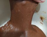 Foto langkah ke 2 dari resep Roti Tawar Coklat (eggless).