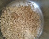 A picture of step 1 of Schezwan fried quinoa.