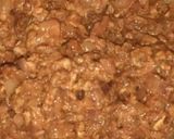 A picture of step 4 of Chicken keema.