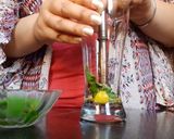 A picture of step 3 of Virgin mojito.