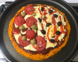 Foto del paso 4 de la receta: Pizza de zanahoria, sin TACC y veggie