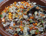 Foto del paso 4 de la receta: Cerdo estofado con verduras al vino tinto y bacon