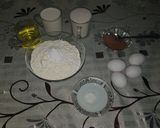 عکس مرحله 1 از دستور کیک دورنگ
