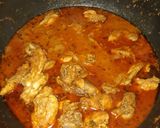 A picture of step 4 of Punjabi chicken.