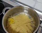 Foto del paso 1 de la receta: Tallarines con jamón, alcachofas y soja