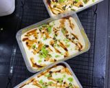 Gambar langkah 10 resipi Kek Pandan Cheese.