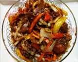 A picture of step 6 of Fried Manchurian.
