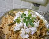 Brinji with pyaz ka raita रेसिपी चरण 3 फोटो