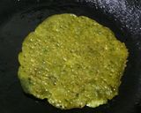 A picture of step 12 of Spinach and Cucumber Savory Pancake.