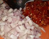 A picture of step 2 of Pasta with minced meat.