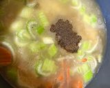 A picture of step 1 of Filipino Chicken Sopas (One-Pot).