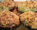 Foto del paso 6 de la receta: Berenjenas rellenas de champiñones y langostinos