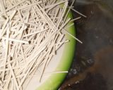A picture of step 3 of Hausa made Sphaghetti (Taliyan murji).