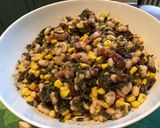 Une image de l'étape 13 de Salade aux deux haricots,maïs,lard fumé et tomates séchées.