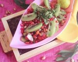 A picture of step 3 of Fruit peanuts Chaat.