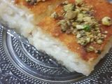 بسبوسة بالقشطة