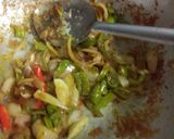 A picture of step 2 of Chilli idli.