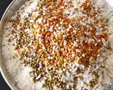 A picture of step 1 of Bhajani chakli.