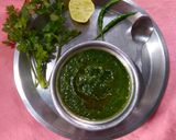 धनिया की चटनी (dhaniya ki chutney recipe in Hindi) रेसिपी चरण 3 फोटो