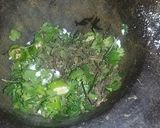 A picture of step 5 of Podiny ki chatni homemade👌.