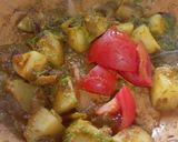 A picture of step 7 of Olkopi Chingri / Kohlrabi with Prawns.