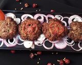 A picture of step 9 of Chapli kabab (Peshawari Kebab).