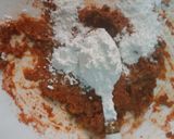 A picture of step 1 of Spicy prawns.