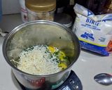 Foto langkah ke 3 dari resep Anabolic Bakwan Mie|High protein, low calorie.
