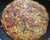 A picture of step 8 of Noodles Omelette.