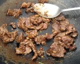 A picture of step 3 of Mongolian Beef for Two.