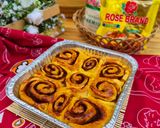 Foto langkah ke 8 dari resep Cinnamon Roll (Roti Tanpa Ulen-Margarin).
