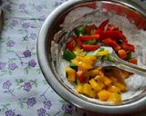 A picture of step 7 of Russian salad.