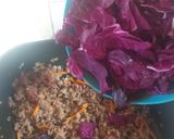 Foto del paso 5 de la receta: Guiso de Col morado con carne vegetariano o vegano