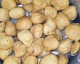 A picture of step 5 of Lahori Tarka Boondi.