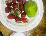 A picture of step 1 of Strawberry jam🍓🍋.