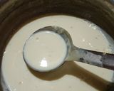 A picture of step 4 of Sitafal basundi.