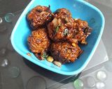 A picture of step 4 of Maggi manchurian.