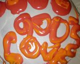 A picture of step 4 of Royal icing.