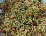 A picture of step 8 of Mix Veg Pulao.