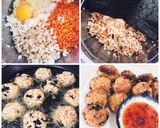 Hình bước làm 1 của món Chả chiên từ đậu hũ nghiền (chay)